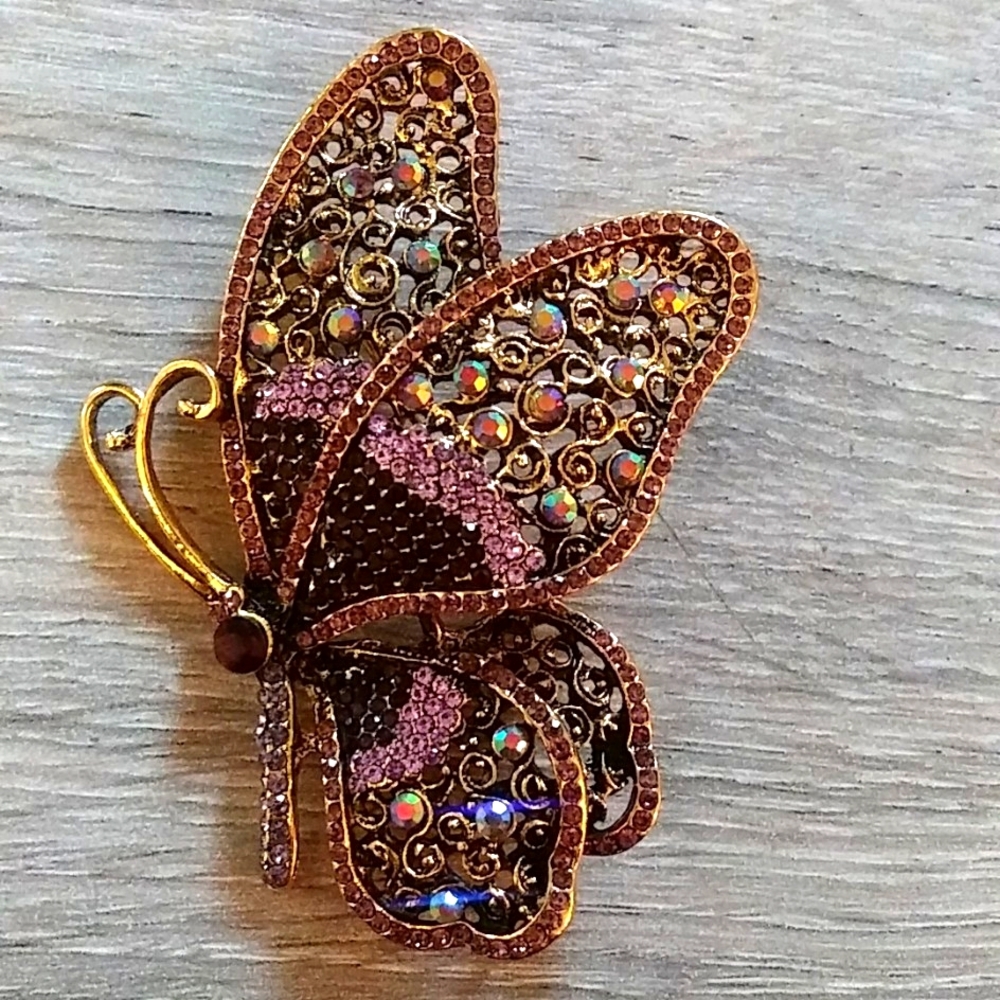 Butterfly brooch
